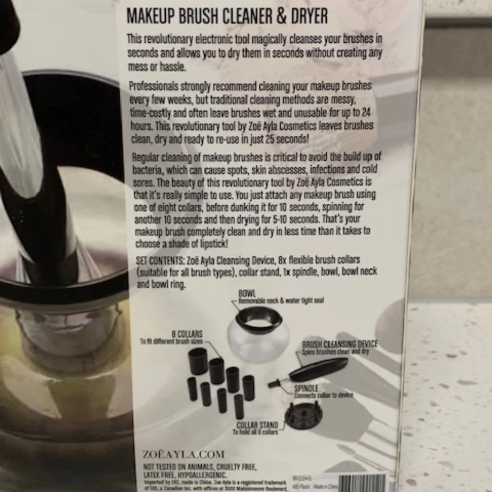NIB Zoe Ayala Make-up Brush Cleaner/Dryer